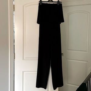 Strapless Black Jumpsuit